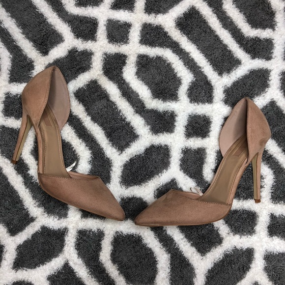 💫Nude Pointy Toe Heels F21 size 8 - Picture 4 of 6